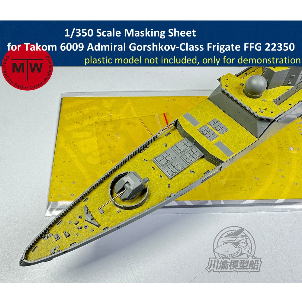 Model Kit U Boat - Arkusz maskujący w skali 1/350 dla