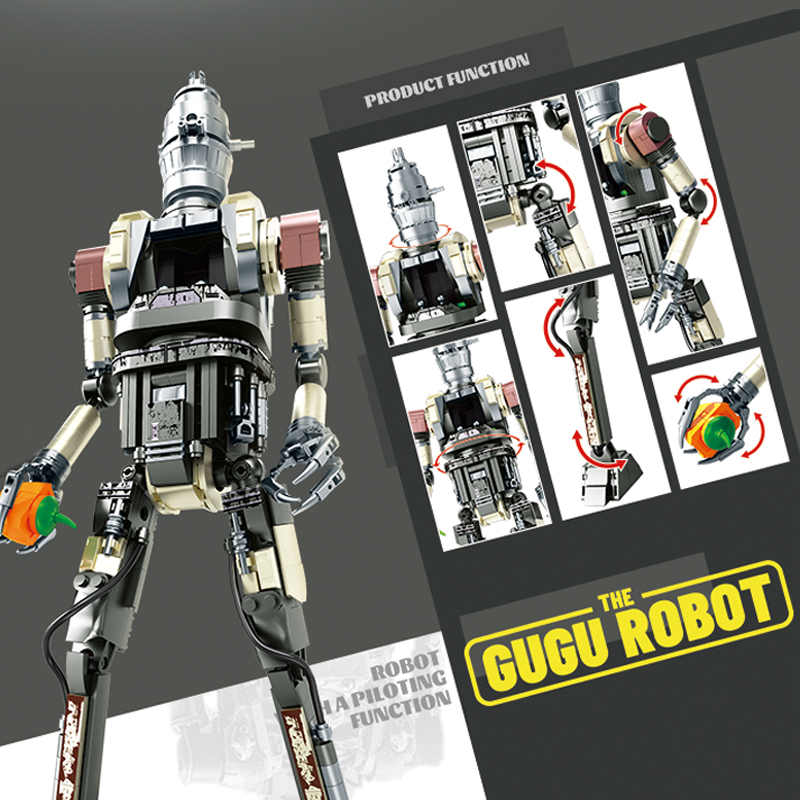 Model Kit Robocop - Zestaw Klocków Model Robot Armii Star