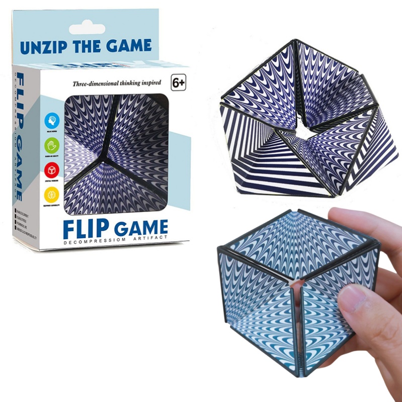 Model Kit Infinite Dimension - Nieskończona Kostka 3D Magiczna Układanka Nieregularna