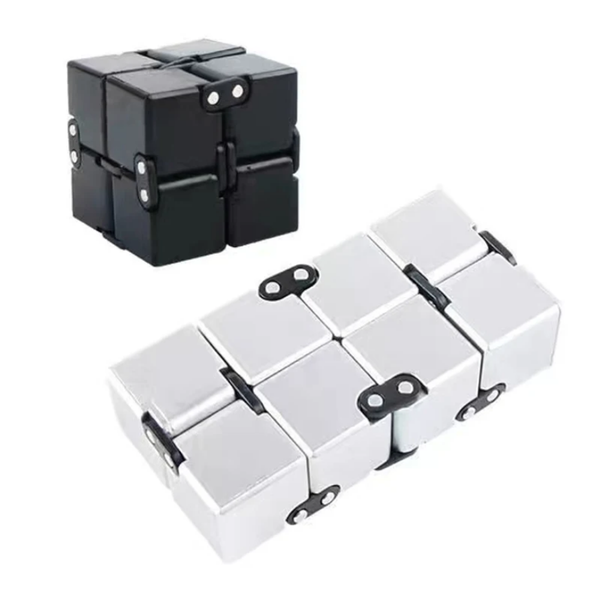 Model Kit Infinite Dimension - Metalowa Nieskończona Kostka Antystresowa Łatwo Obrotująca