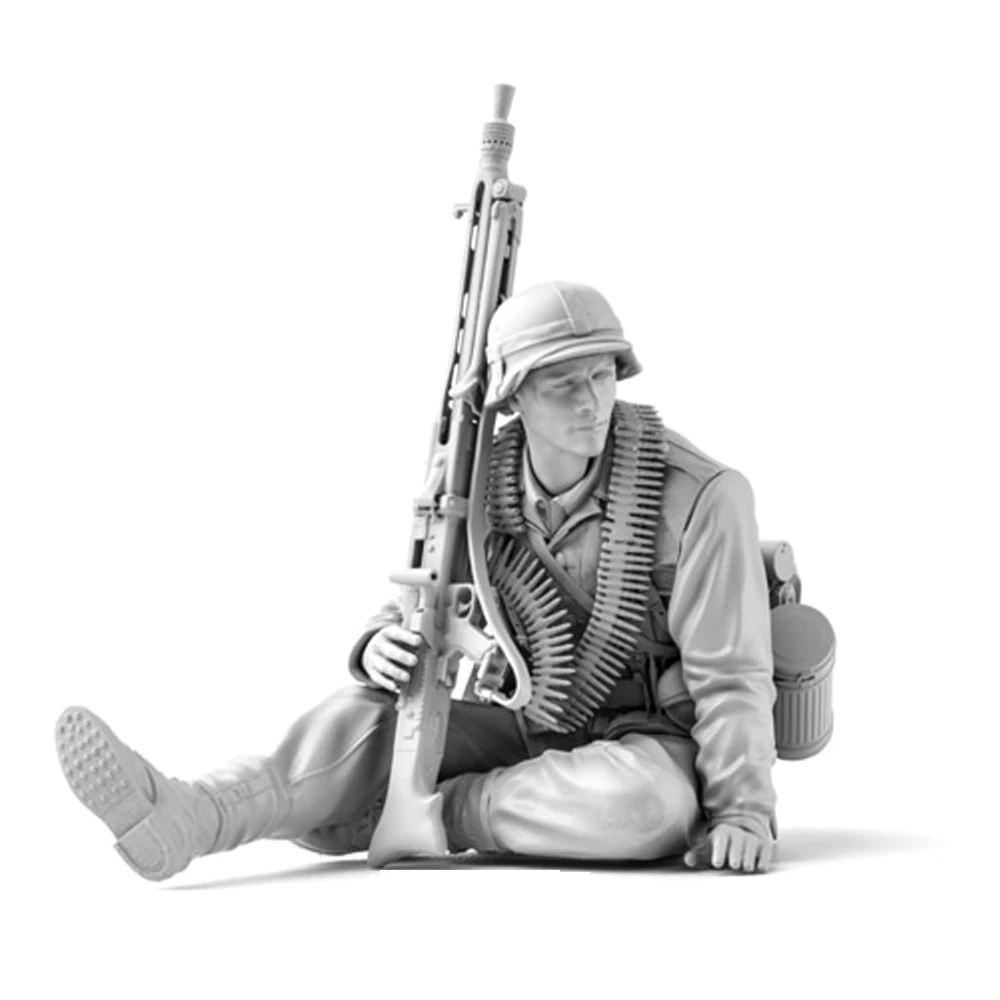 Model Kit Entry Grade - 1/16 Strzelec MG42 z piechoty, figurka