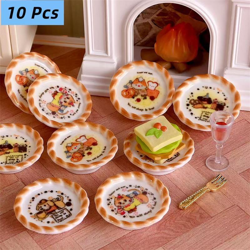 Model Kit Resin - 10 sztuk/zestaw Miniaturowe formy do pieczenia