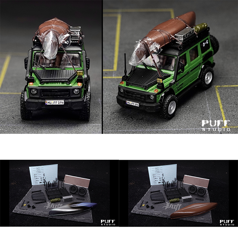 Model Kit Resin - Zestaw łodzi PuffStudio 1/64 odpowiedni do