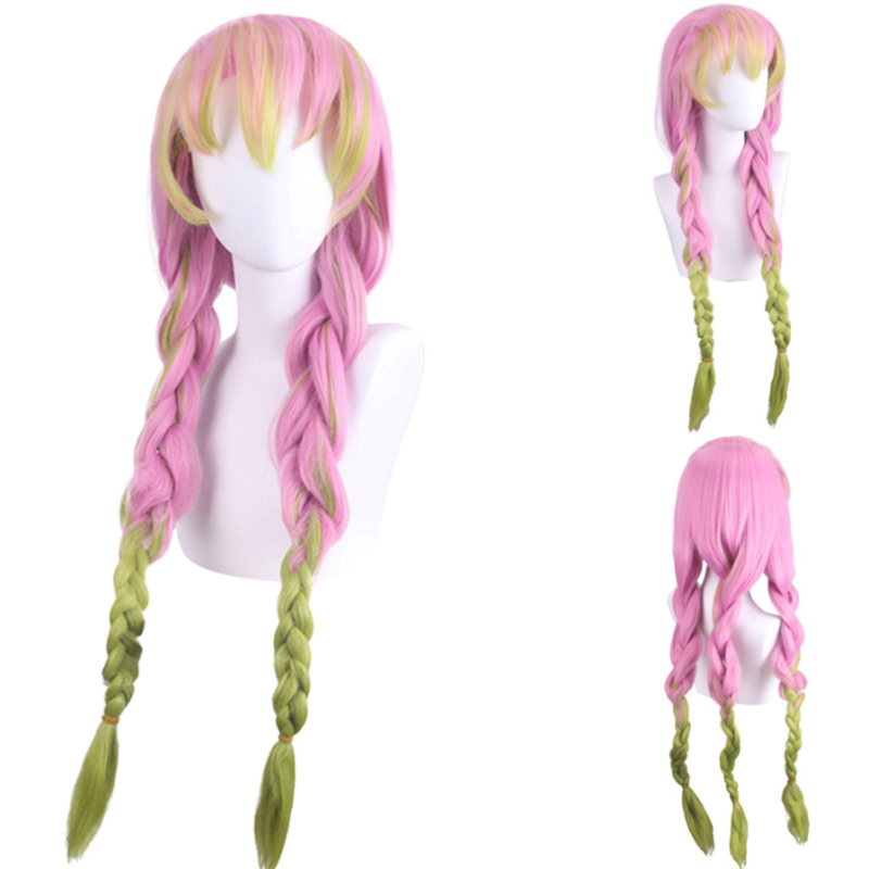 Model Kit Demon Slayer - Peruka Cosplay na Halloween Demon Slayer: