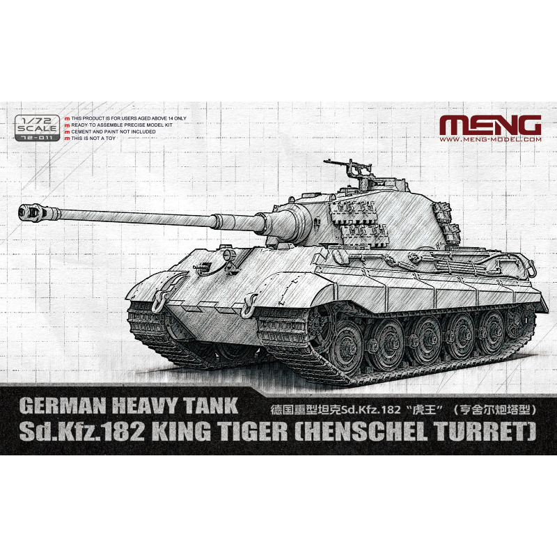 MENG 72-011 1/72 Niemiecki Cię – Model Kit Tamiya recenzja i cena