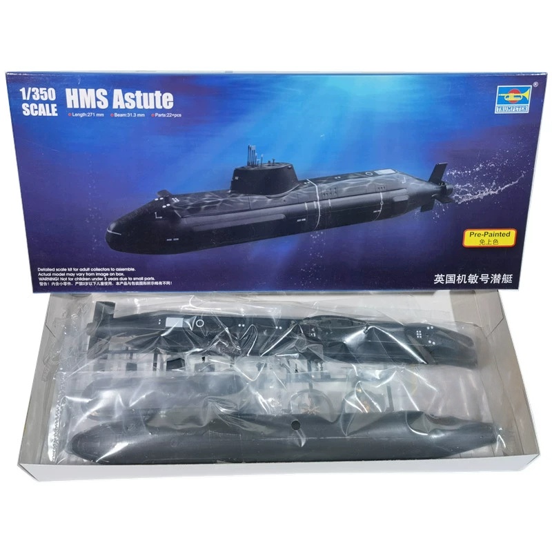 TRUMPETER 1/350 Skala HMS Astu – Model Kit U Boat recenzja i cena