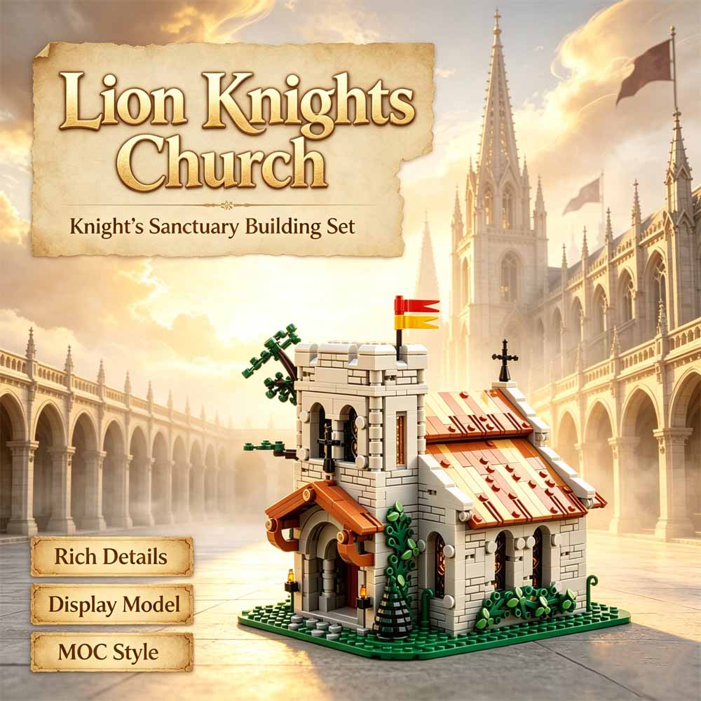 Średniowieczne Klocki Kościoła – Model Kit Knight recenzja i cena