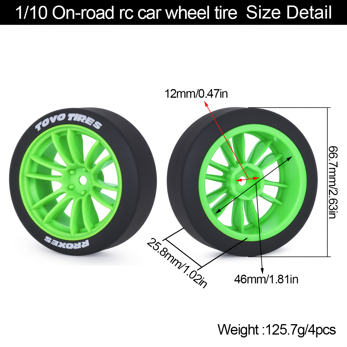 4 szt. Twarde opony do driftu  – Model Kit Tamiya recenzja i cena