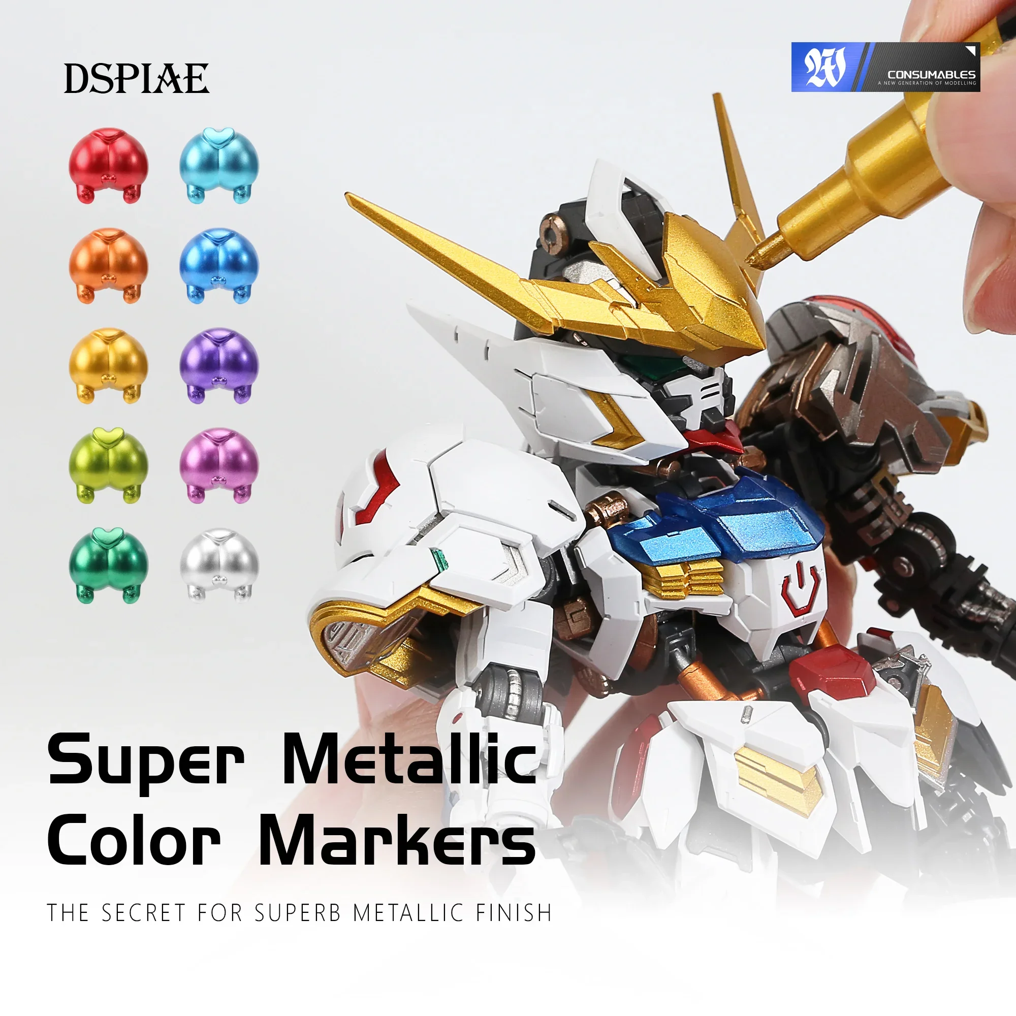 【2026 Nowość】DSPIAE MKA 12 Kol – Metallic Paint Set recenzja i cena