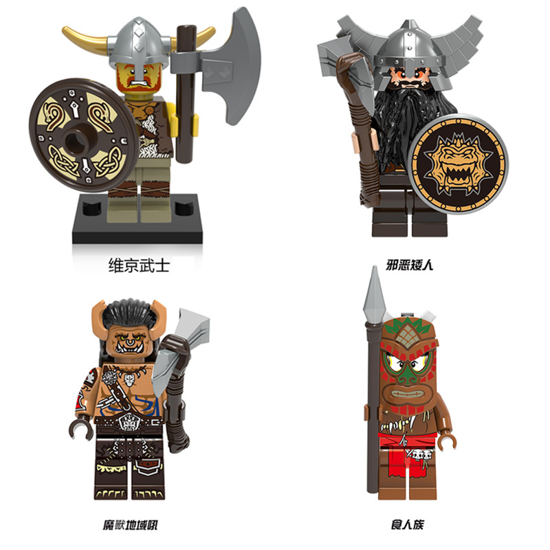 Klocki konstrukcyjne MOC Seria – Model Kit Knight recenzja i cena