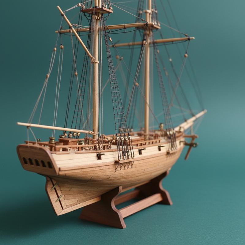 Drewniany model statku do samo – Model Kit U Boat recenzja i cena
