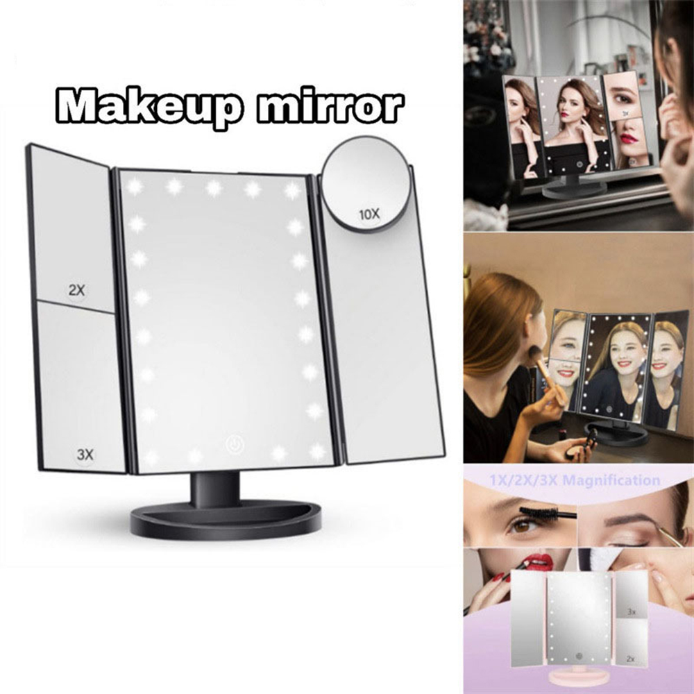 Składane lusterko do makijażu  – Magnifier With Light recenzja i cena