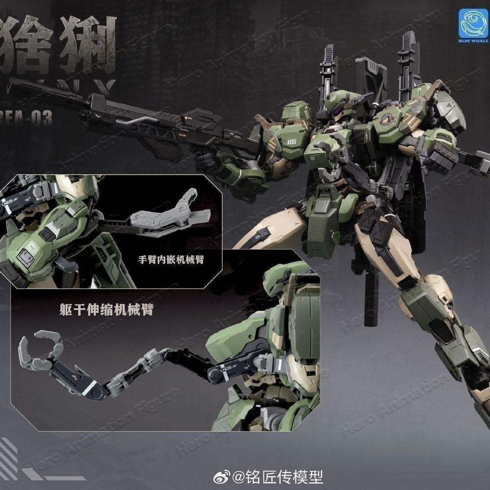 NOWY MingjiangZhuan BLUE WHALE – Model Kit Xà Nữ recenzja i cena