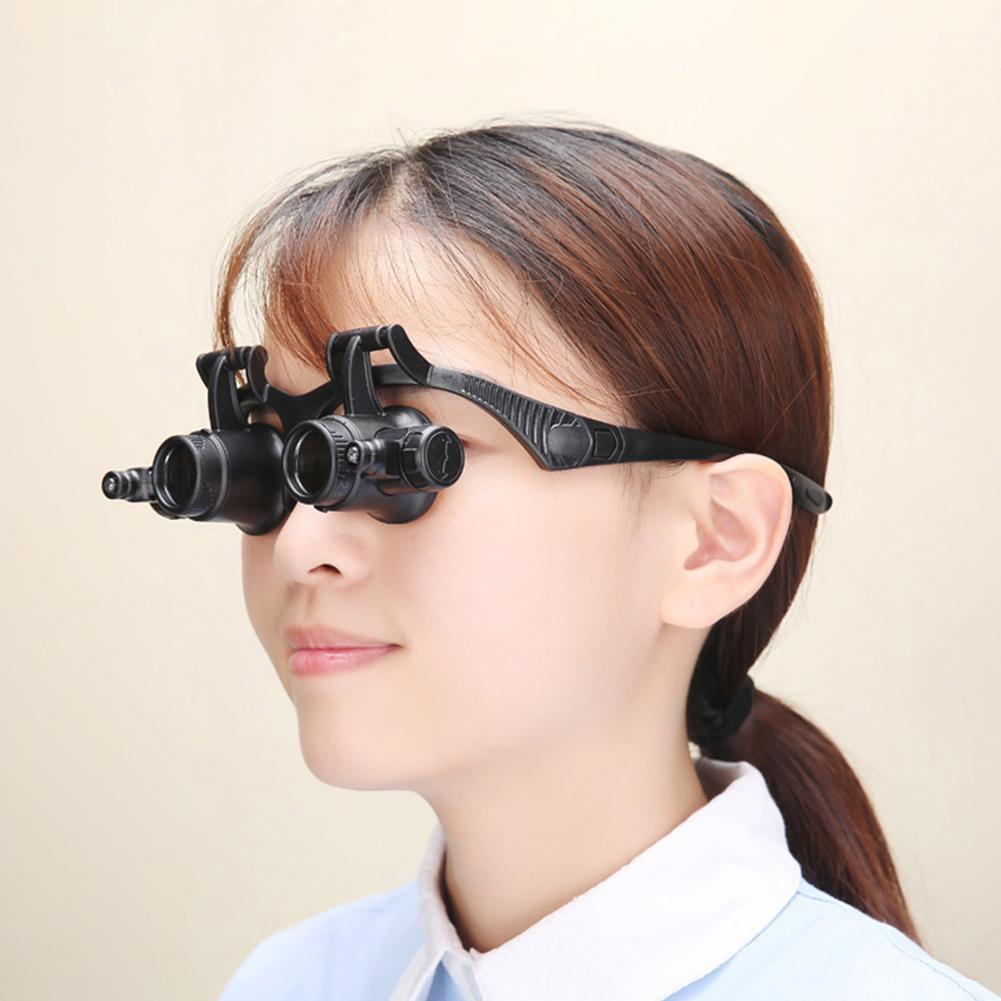 Lupa nagłowna 10-25X z oświetl – Magnifier With Light recenzja i cena