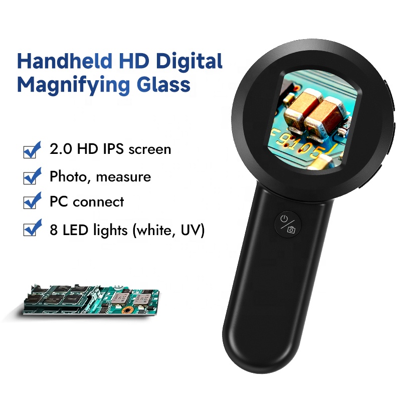 Lupa powiększająca 100X HM020  – Magnifier With Light recenzja i cena