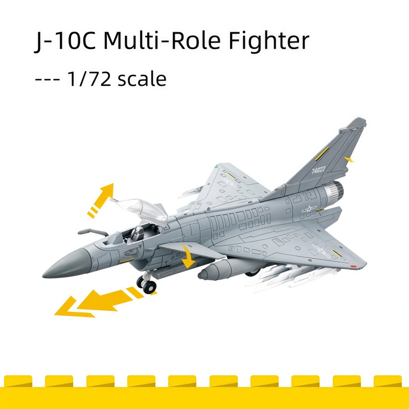 1/72 Seria Militarna J-10C Wie – Model Kit Glue recenzja i cena