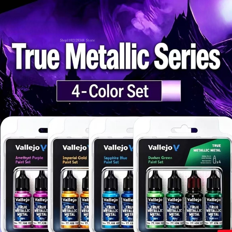 Zestaw farb metalicznych na ba – Metallic Paint Set recenzja i cena