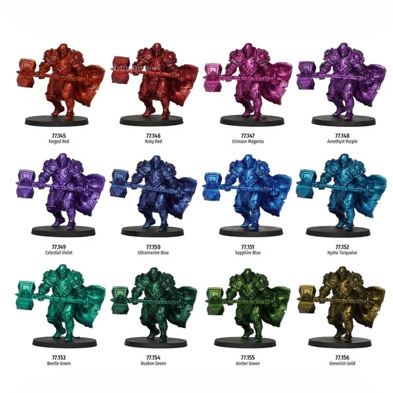 Zestaw farb metalicznych na ba – Metallic Paint Set recenzja i cena