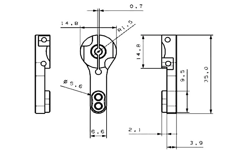 NEEBRC 25T RC Serwo Róg Alumin – Model Kit Frame recenzja i cena
